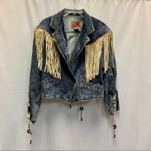 Prezzia Fringe Jacket, Size L